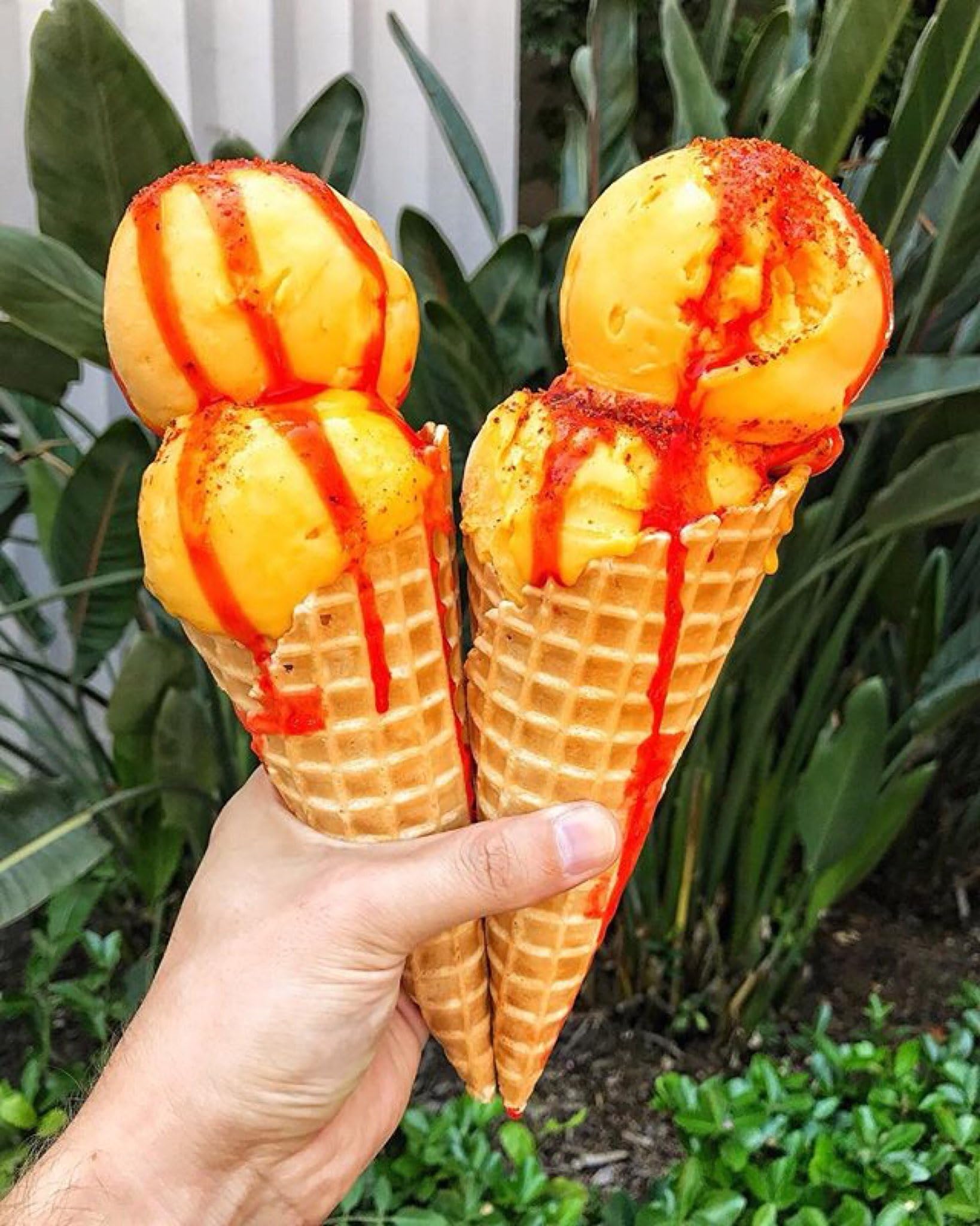 La Helada Oh Chamoy! - 3 Pack - Chamoy Sauce with Fruit Pulp - Sweet & Spicy Mexican Condiment - Squeeze Tube - Chamoy for Fruits and Snacks