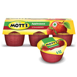 Mott's Strawberry Applesauce, 4 oz cups, 6 count