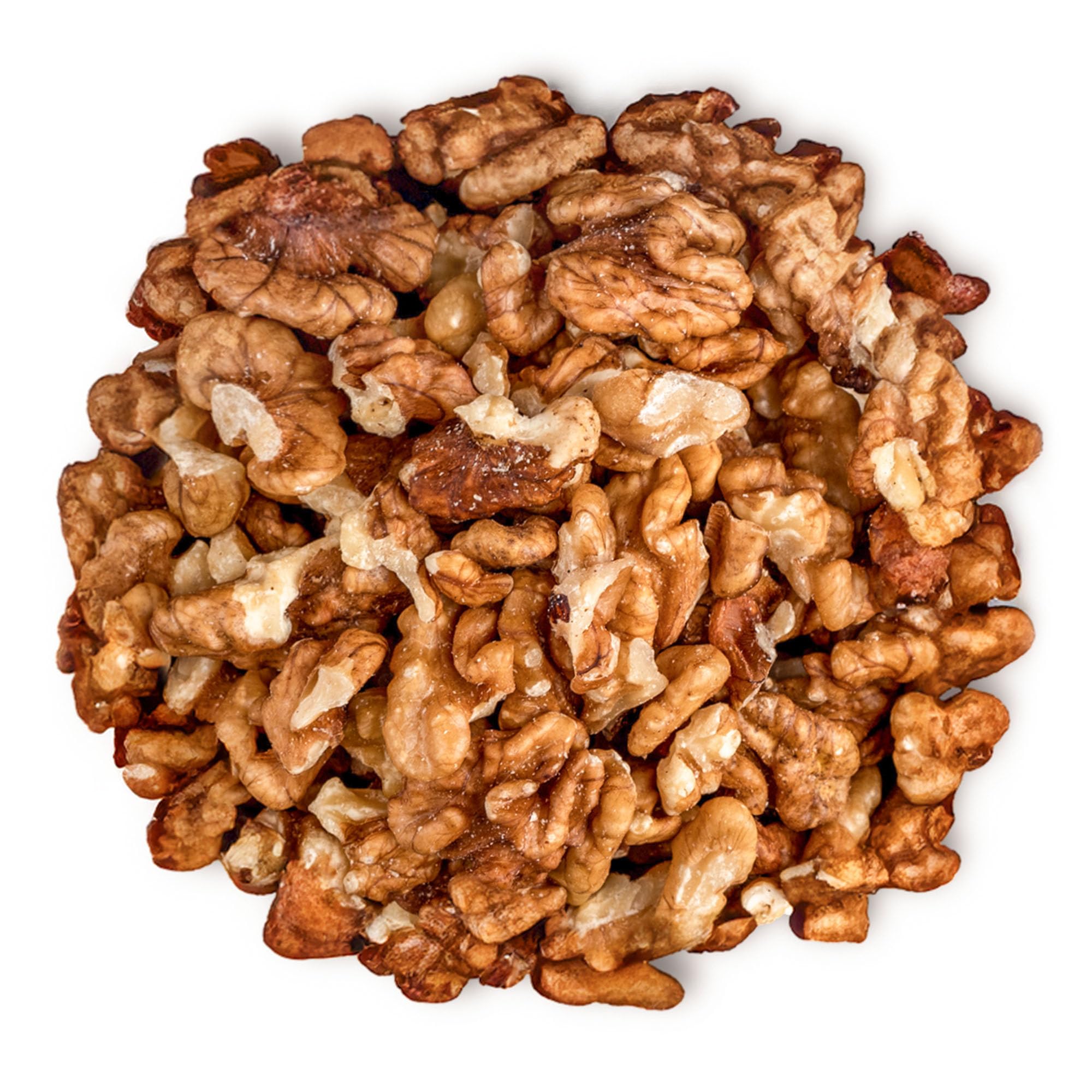 Food to Live Dry Roasted Walnut Halves and Pieces, 12 Ounces - Oven Toasted, Unsalted, Great for Baking and Salads. Vegan, Kosher, Bulk