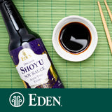 Eden Organic Shoyu Soy Sauce (*NEW*), Artisan Brewed in Japan, Aged 2 Years in Hundred-Year-Old Cypress Wood Barrels, 10 fl oz (296 ml)