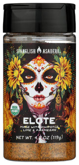 Spanglish Organic Elote Seasoning, 4.9 OZ