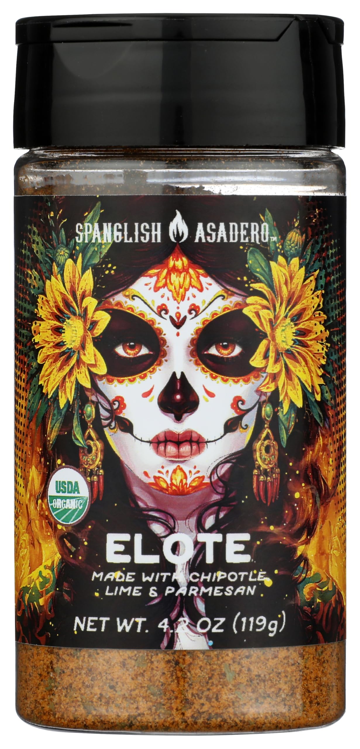 Spanglish Organic Elote Seasoning, 4.9 OZ