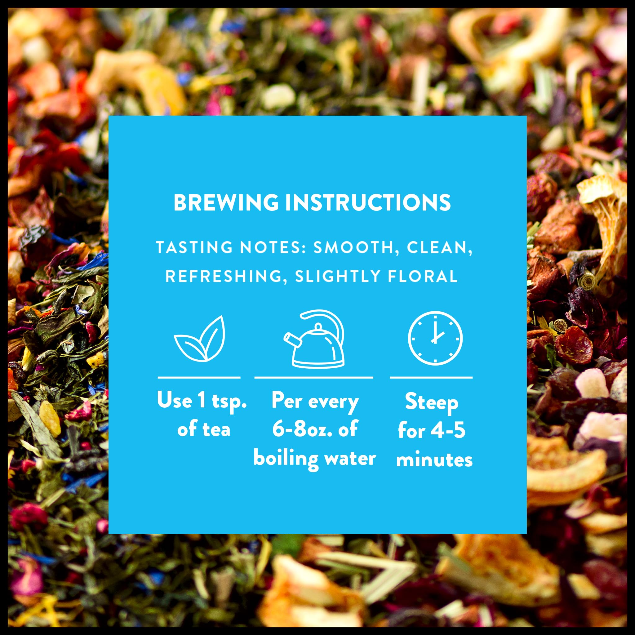 Karma Bulk Refresh Tea - Herbal, Caffeine-Free, Non-GMO Blend - Cooling Herbs & Spices for Healthy Hydration and Rejuvenation - Re-Usable Tin Box | 2