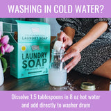 Ingredients Matter Powder Laundry Soap - Fragrance Free, Hypoallergenic Detergent, Natural & Eco-Friendly, Plastic Free, Made in USA, Natural