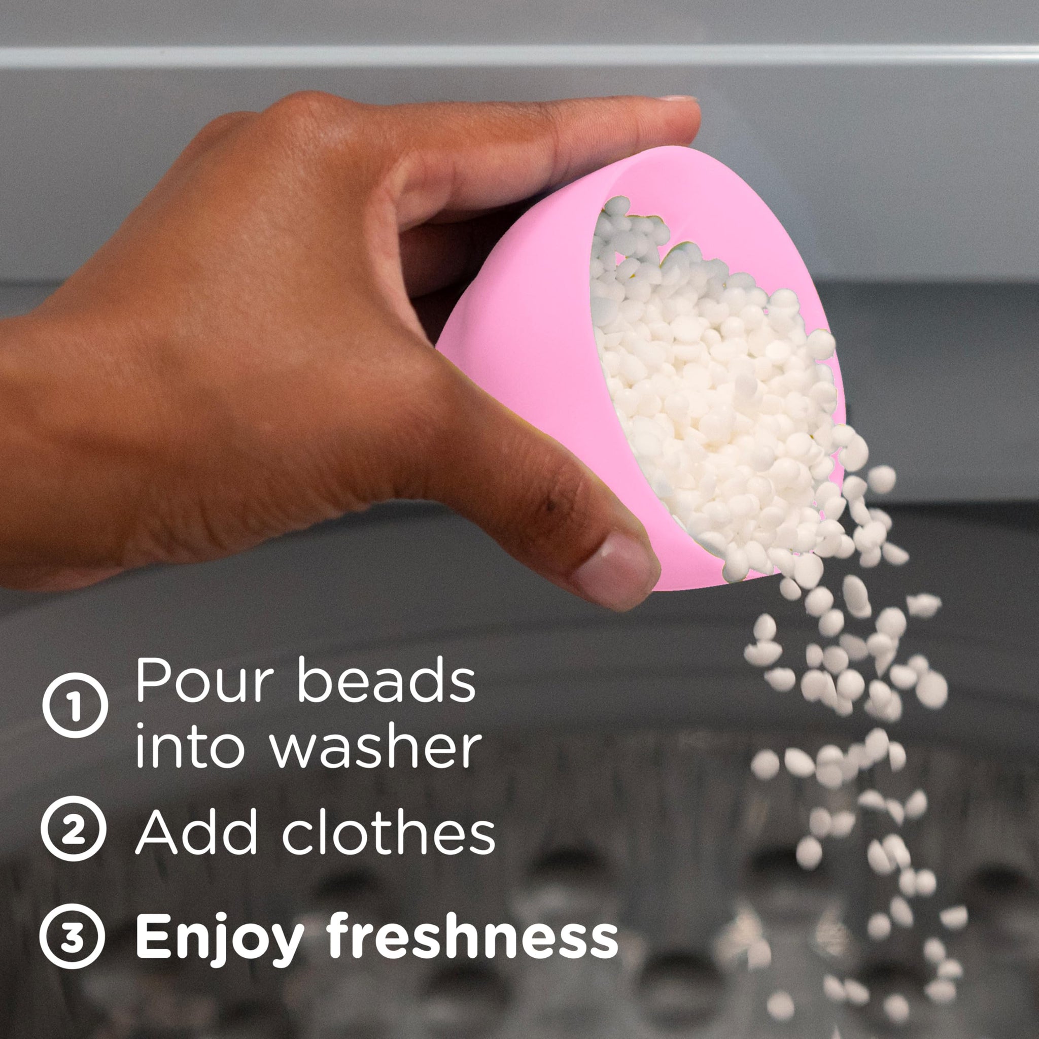 Downy Light Laundry Scent Booster Beads, Cherry Blossom Scent, 30.1 OZ, In-wash fabric beads designed to be gentle with a light boost of scent, No
