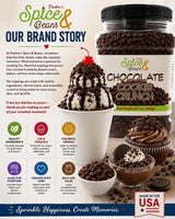 Chocolate Cookie Crunch Crumbles | Ice Cream & Dessert Topping, Baking Mix-In, Cake Decoration, Chocolate Sandwich Cookie Pieces, Ready-to-Use Easy