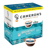 Cameron's Coffee Single Serve Pods, Breakfast Blend, 18 Count (Pack of 1)