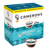Cameron's Coffee Single Serve Pods, Breakfast Blend, 18 Count (Pack of 1)