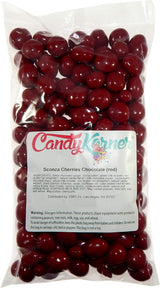 Chocolate Cherries | Sconza Milk Chocolate and White Chocolate Covered Whole Cherries 1 Pound (16 Ounce) By CandyKorner