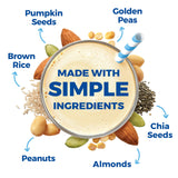 Orgain Organic Simple Vegan Protein Powder, Vanilla - 20g Plant Based Protein, Made with less Ingredients, No Artificial Sweeteners, Gluten Free, No