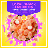 Gummy Sour Lychee Fruit Candy 12 oz - Sweet and Delicious Candy Snack - Perfect Size Bag For Sharing With Friends - Bite Size Pieces For Any Occasion