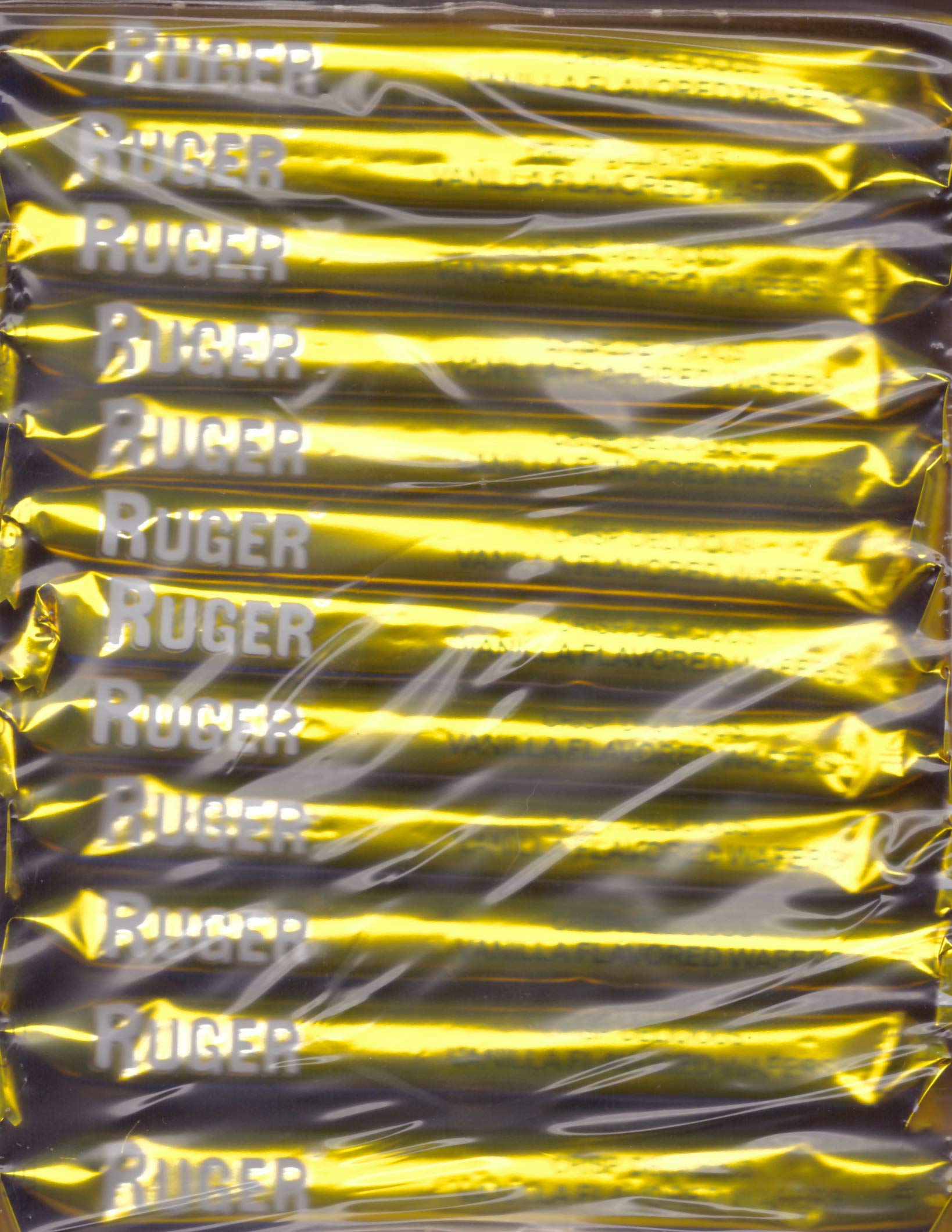 Ruger Crispy, Crunchy, Chocolate Flavored Cream, Sugar Wafers | 2 1/8 Ounce 12 Pack