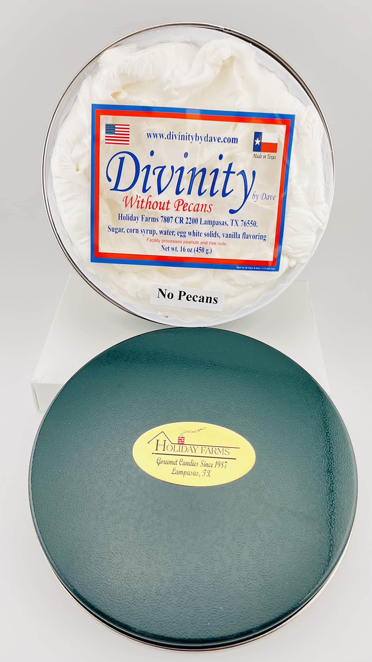 2.5 Pound Divinity Gift Tin (Without Pecans)
