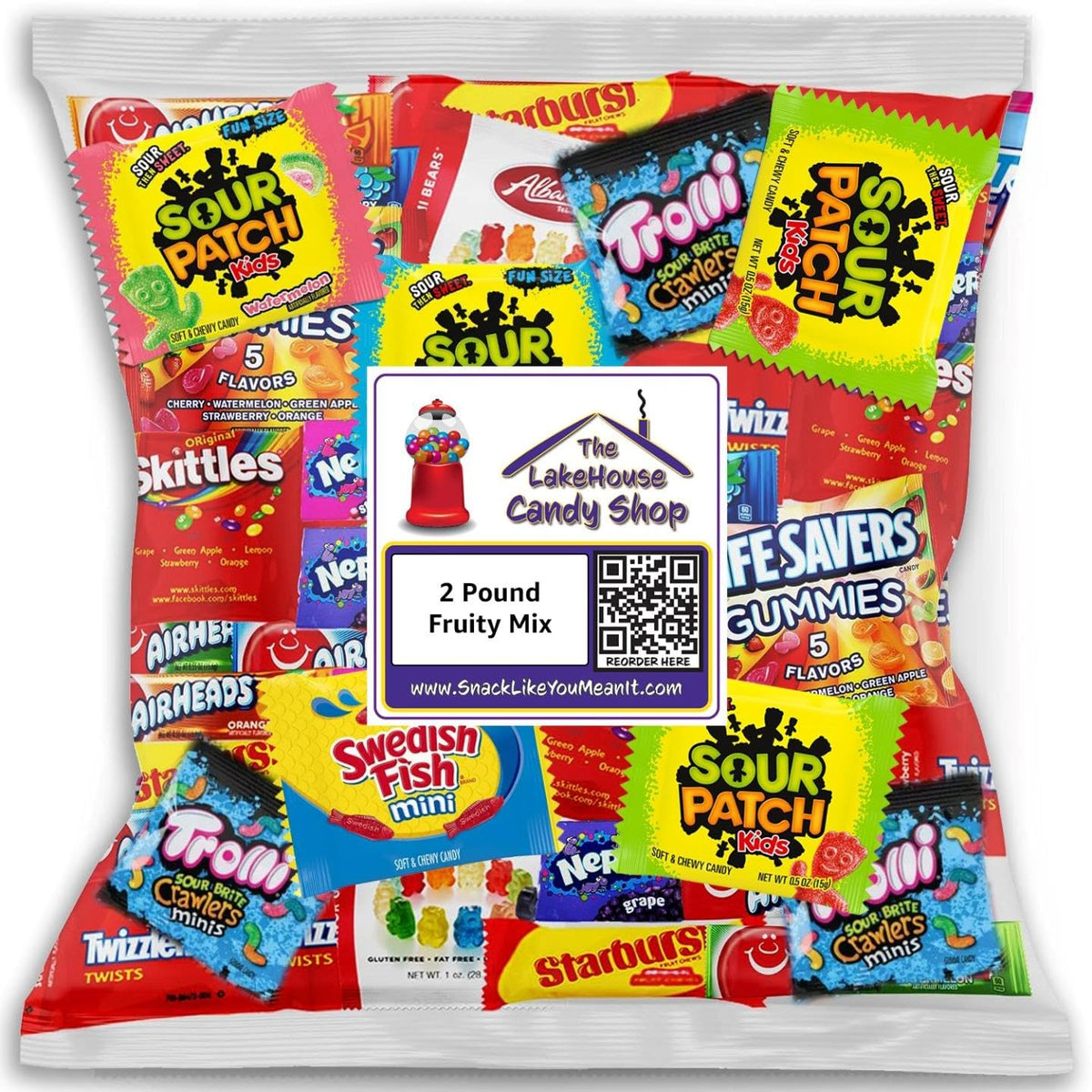 Assorted Candy Variety Pack - 2 Pounds - Candy Bag Bulk by The LakeHouse