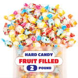 Arcor Fruit Filled Hard Candy - 2 Pound Bulk Bag - Bon Bons Candy - Individually Wrapped Assorted Fruit Candy for Office Bowls - Pineapple