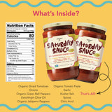 Sababa Foods - Mild Saturday Sauce - Vegan - 24oz, Pack of 2