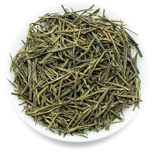 Oriarm Mount Emei Zhu Ye Qing Green Tea 100g - Chinese Bamboo Leaf Green Loose Leaf Tea - Yuqian 1st Grade