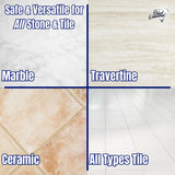 Black Diamond Stoneworks Ultimate Grout Cleaner with Brush + Marble & Tile Cleaner (2-Pack) - Safe for Natural Stone, Acid Free Deep Cleans Grout