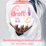 Dreft Laundry Detergent Pacs, Lightly Scented, Lavender, For Baby and Family, XL Pacs, 45 Count