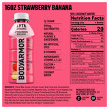 BODYARMOR Lyte Sports Drink Low-Calorie Sports Beverage, Strawberry Banana, Coconut Water Hydration, Natural Flavors with Vitamins, Potassium-Packed