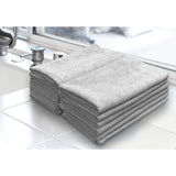 Udderly Clean Ultra-Cut Absorbent Microfiber Towels, Silver-Embedded, Lint & Scratch-Free, for Home, Lab, & Dairy Industry Use, 12x12 Inches 25-Pack