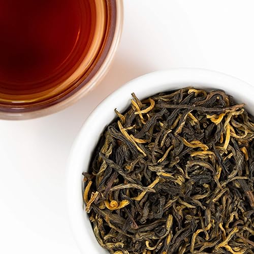 The Whistling Kettle Ancient Forest Tea - Premium Organic Black Loose Leaf Tea - 4oz (72 servings)