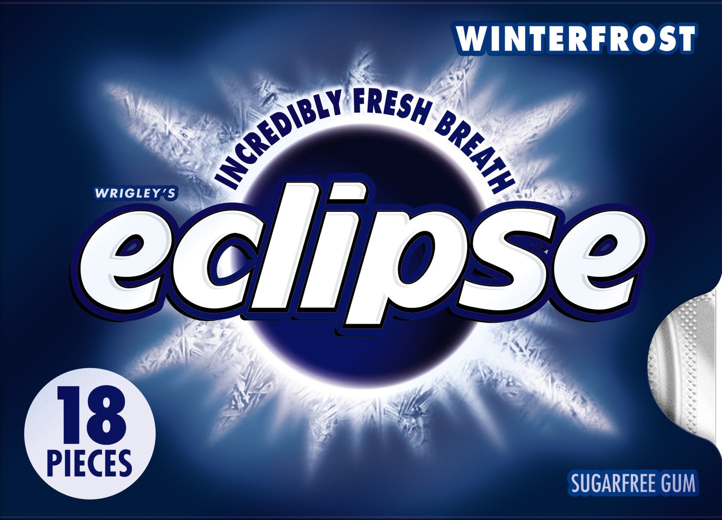 Eclipse Winterfrost Sugar-Free Chewing Gum 18CT
