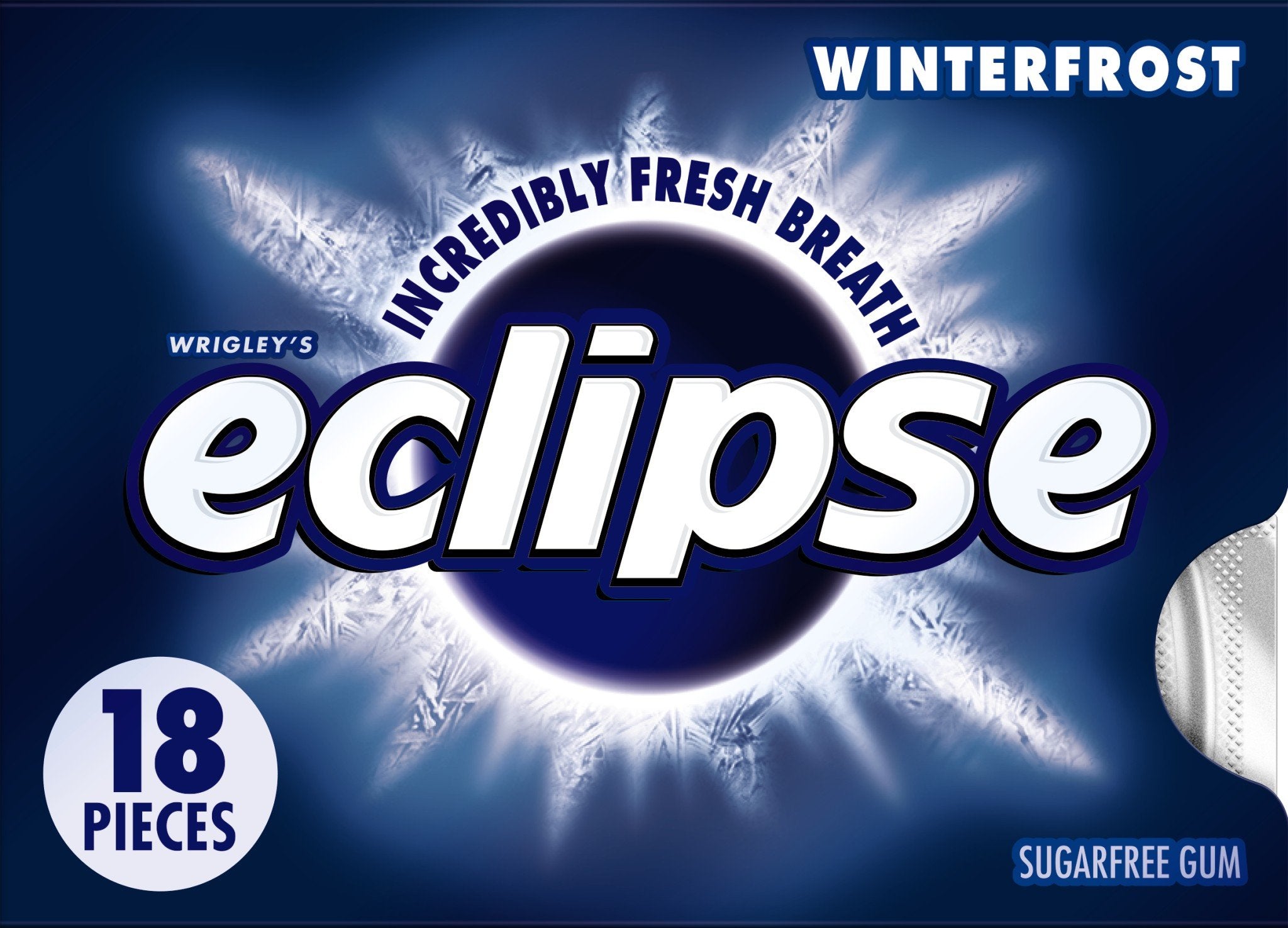 Eclipse Winterfrost Sugar-Free Chewing Gum 18CT
