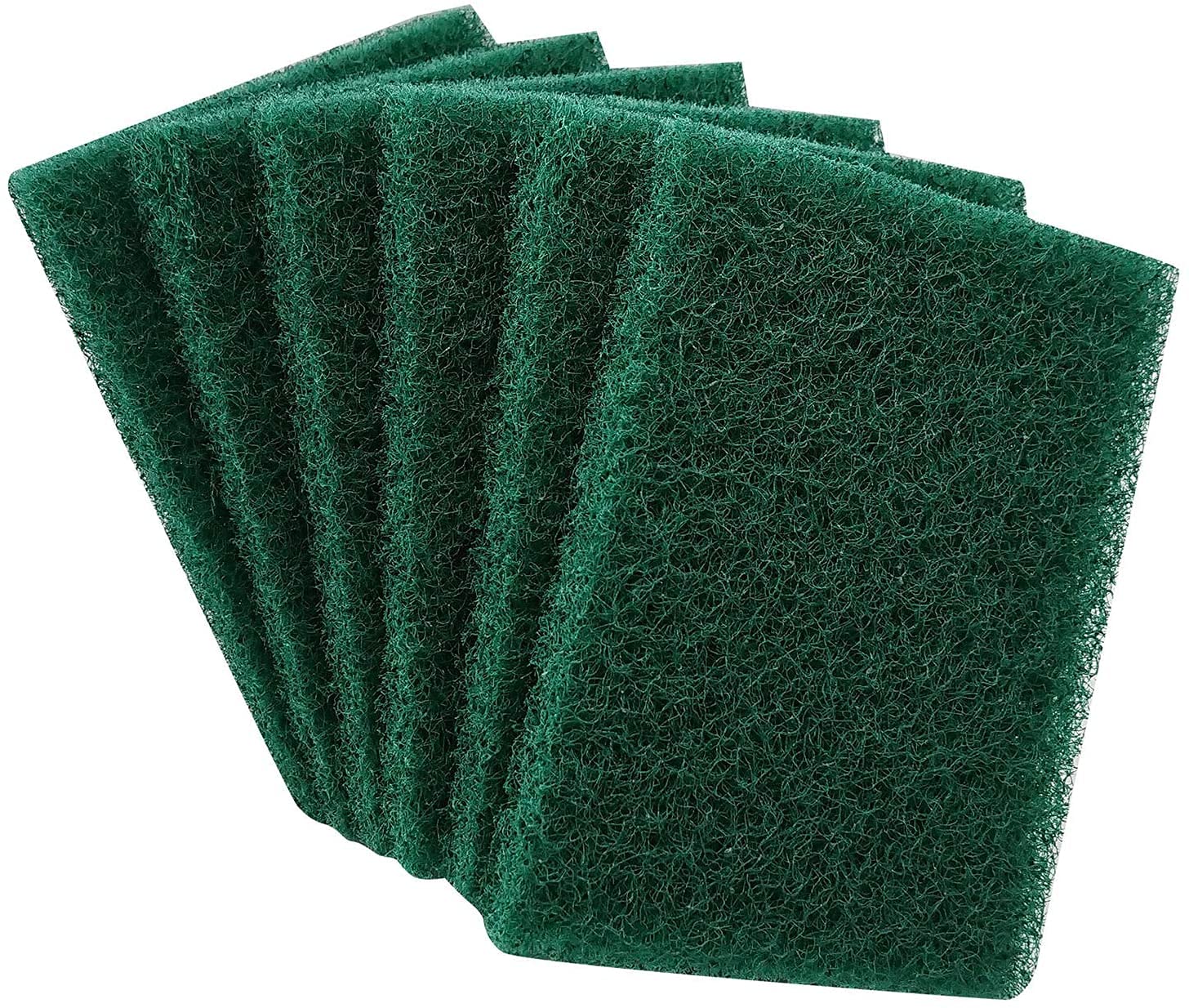 24 PCS Scouring Pad-Reusable Household Green Dish Scrubber, Premium Multipurpose Heavy Duty Scrub Pads with Anti Grease for Dishes, Kitchen Scrubbers