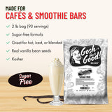Gosh That’s Good! Sugar-Free Creamy Vanilla Bean Flavor - 2 lb -Low-Calorie, Lactose-Free