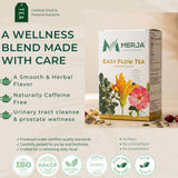 Merja Herbs Easy Flow Tea - Tea for Prostate Support - Mediterranean Loose Tea - Caffeine Free - 100% Natural & Premium Quality 250gr 8.82 oz