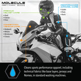 Molecule Wash Performance Apparel Detergent | Concentrated Liquid Laundry Soap for Technical Fabrics & Sports Gear | Fresh Scent | 16 Ounces