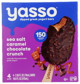 Yasso Sea Salt Caramel Chocolate Crunch Frozen Yogurt Bars, 10.6 FZ