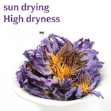 Lotus Flower Tea | Natural Whole Blue Dried Flowers | Caffeine-free - 1 oz