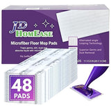 JD HOMEASE 48 Pack Premium Microfiber Replacement Pads for Swiffer WetJet - Super Absorbent, Lint-Free, Durable-11"x5.5", Perfect Fit Swiffer WetJet