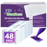 JD HOMEASE 48 Pack Premium Microfiber Replacement Pads for Swiffer WetJet - Super Absorbent, Lint-Free, Durable-11"x5.5", Perfect Fit Swiffer WetJet