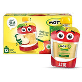 Mott's Original Applesauce, 3.2 oz clear pouches, 12 count
