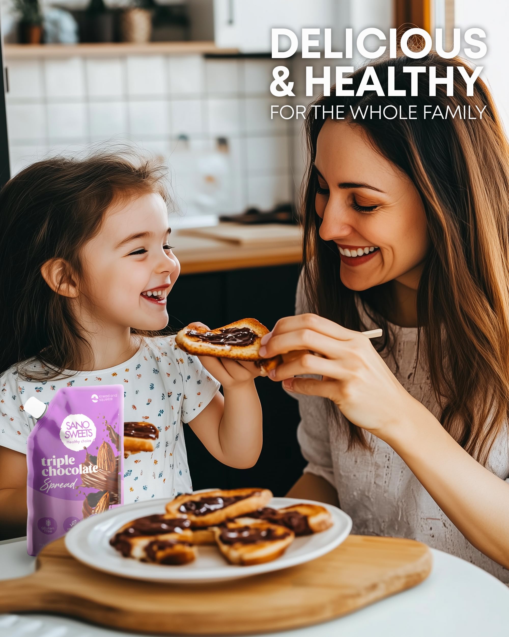 Vegan chocolate spread sugar free triple chocolate low carb dessert healthy snack no added sugar gluten free dairy free avocado oil natural