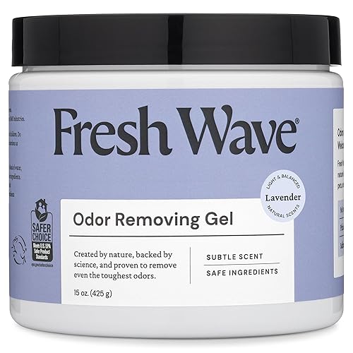 Fresh Wave Lavender Odor Removing Gel, 15 oz. | Odor Absorbers for Home | Safer Odor Relief | Natural Plant-Based Odor Eliminator | Every 15 oz. Lasts