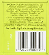 Triple Leaf Tea, Decaf Green Tea with Ginseng, 20 Tea Bags (Pack of 6)