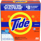 Tide Original HE Turbo Powder Laundry Detergent, 68 Loads, 95 Oz