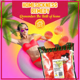 Asia Trans Lychee Gummies with Li Hing Mui Plum Powder | Hawaiian Favorite | Sweet & Sour Soft Gummy Candy