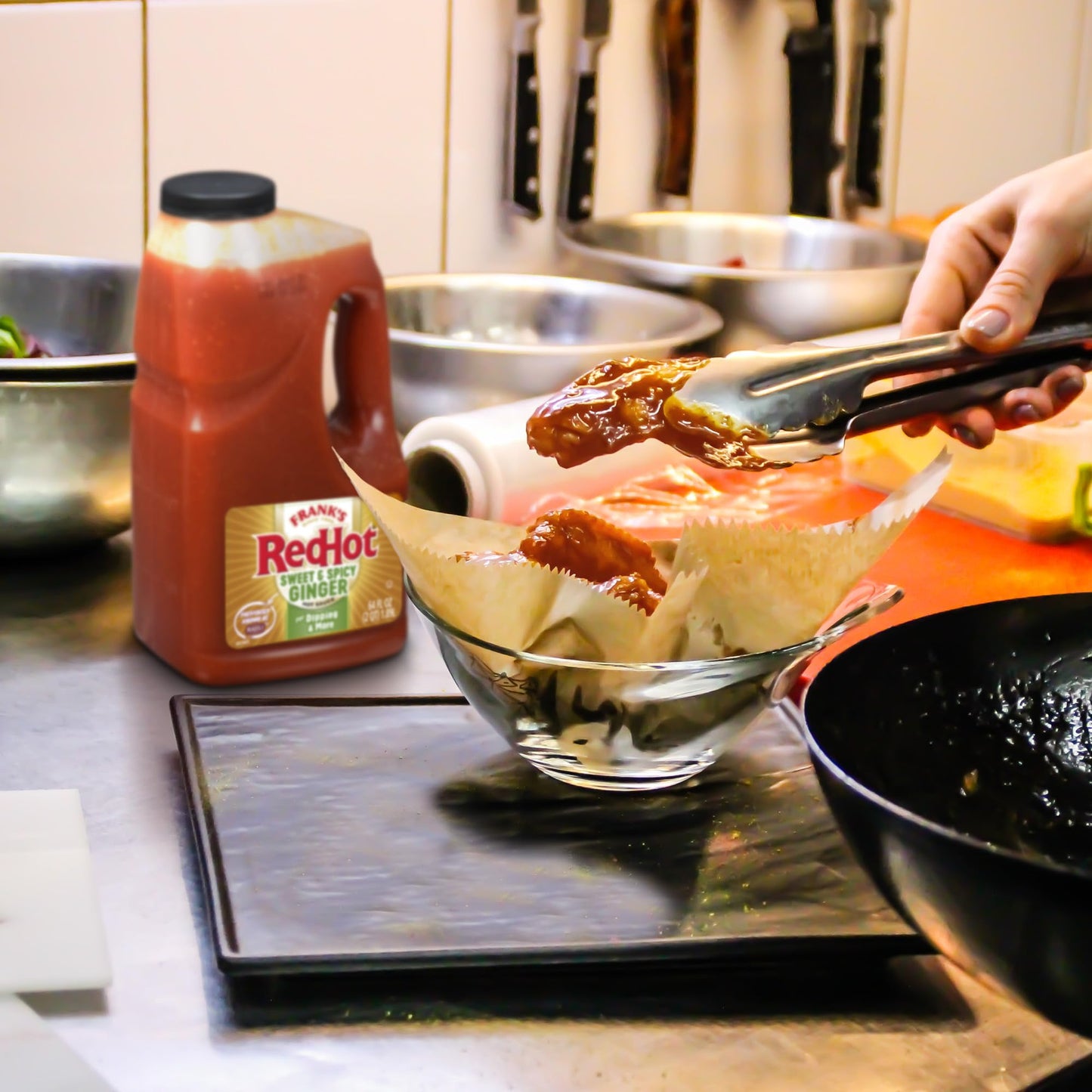 Frank's RedHot Sweet and Spicy Ginger Hot Sauce, 1/2 Gallon Jug - A Red Jalapeno and Sweet Ginger Fusion, (Previously Known as Rajili Sauce), .5 gal