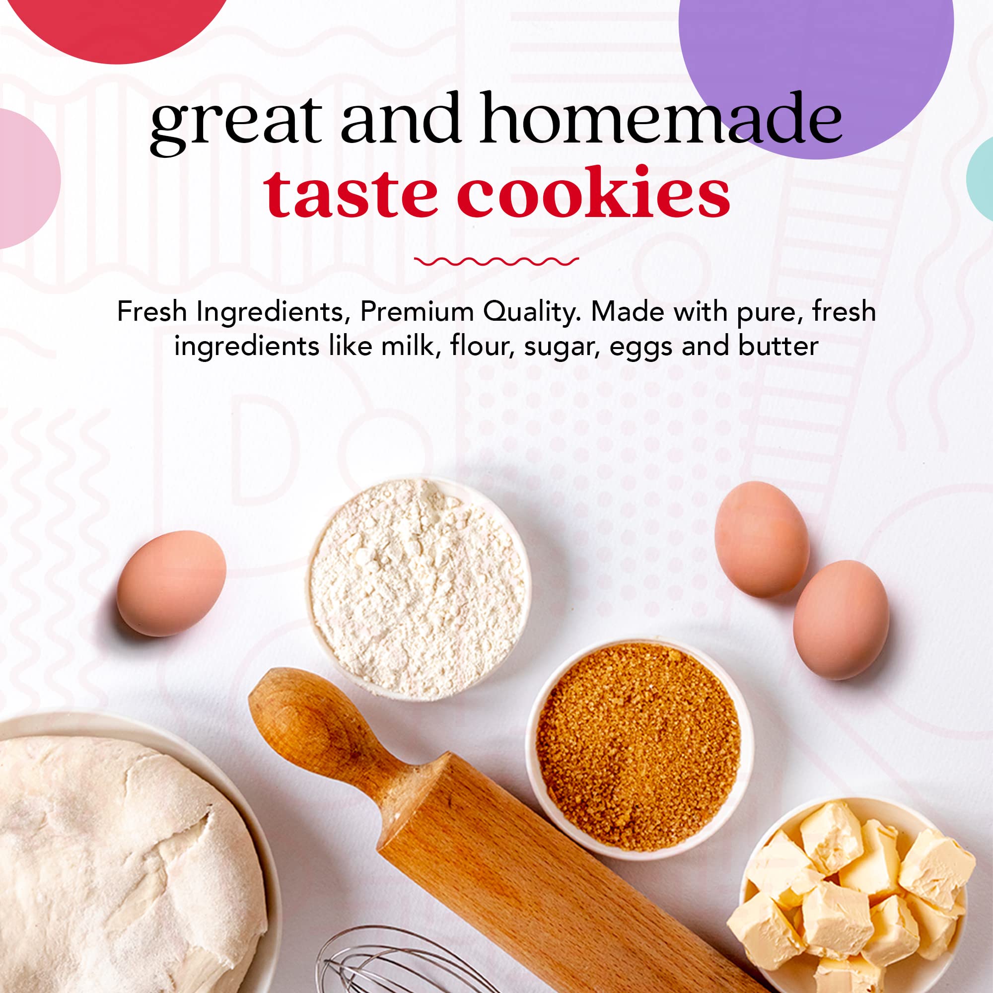 David's Cookies Preformed Frozen Cookie Dough - Candy, Ready-to-Bake Cookies, 80 Count