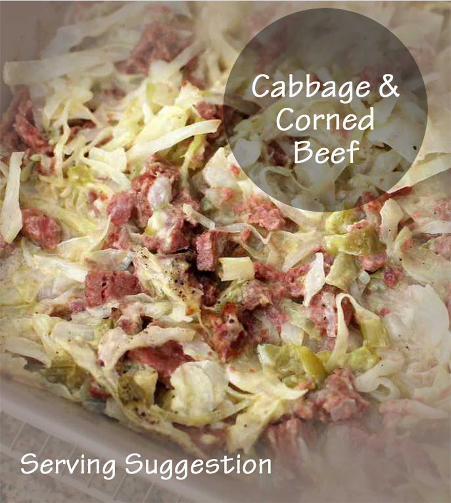 Glory Seasoned Country Cabbage, 15oz cans (Pack of 6)
