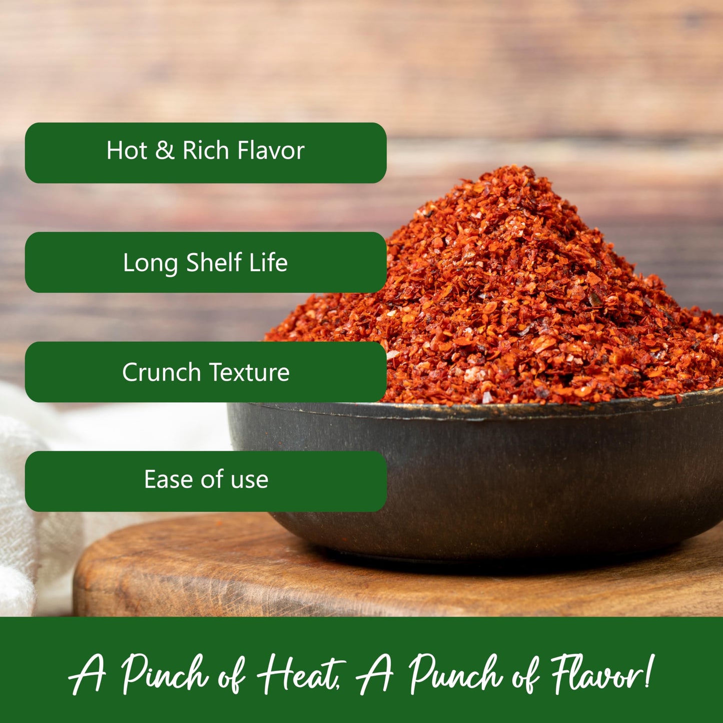 NPG Sichuan Chili Flakes 5 lb, Extra Hot, Crushed Red Pepper Bulk