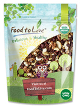Super Nuts and Berries Trail Mix, 1 Pound - Raw Organic Nuts and Berries including Cashews, Walnuts, Brazil Nuts, Raisins, Mulberries, Golden Berries