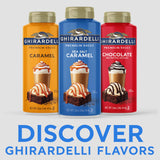 GHIRARDELLI Premium Dessert Sauce 16 oz Bottle, Sea Salt Caramel - Smooth Salted Caramel for Desserts & Drinks