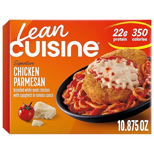 Lean Cuisine Frozen Meal Chicken Parmesan, Protein Kick Microwave Meal, Microwave Chicken Parmesan Dinner, Frozen Dinner for One, 10.875 oz