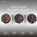 Daily Hug House Blend Coffee, 12oz Medium Roast Whole Bean - Air Roasted Small Batch, Notes of Milk Chocolate, Toasted Nuts, Brown Sugar & Citrus
